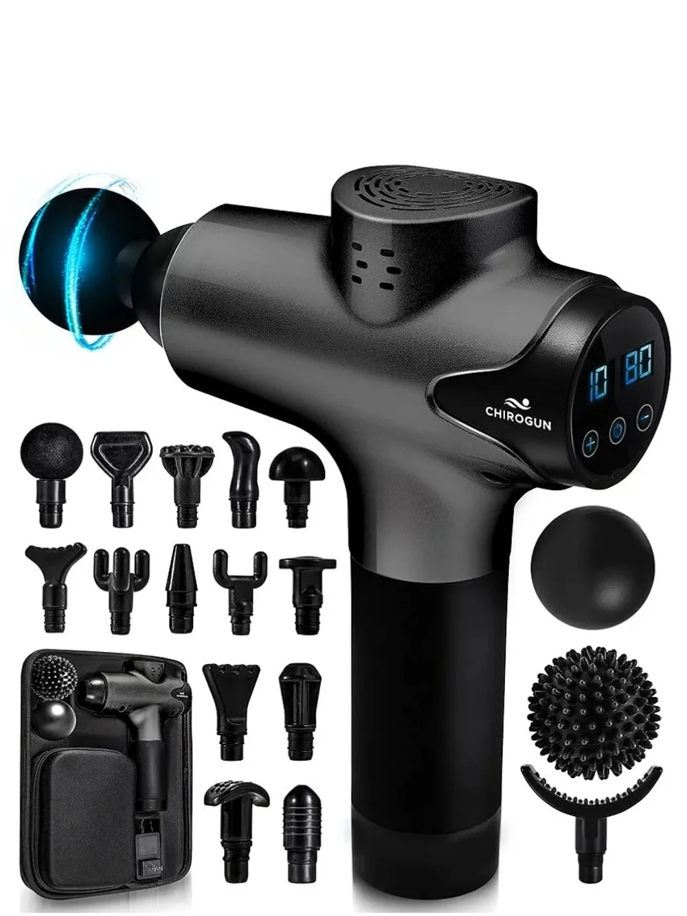 ChiroGun Massage Gun Carrying Case - Black